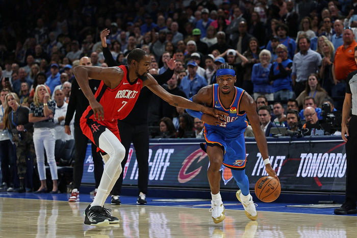 直播吧-23个攻板仍惨败20分，NBA联盟果然遵循：要篮，攻防一体时代主流|雷霆|火箭|亚历山大|凯文·杜兰特|申京_新浪体育_新浪新闻