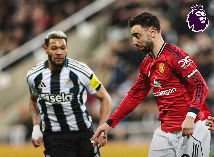 足球直播-B费将功补过创队史纪录，十人纽卡2-1绝杀曼联，卡帅不败金身告破